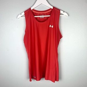 Under Armour Red Heat Gear Fitted Tank Top | SZ L